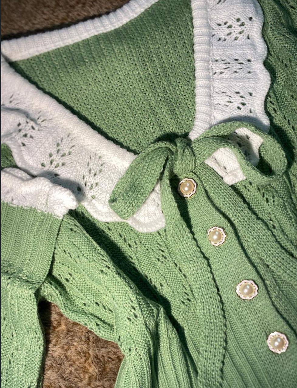 بلوزة خضره صوف