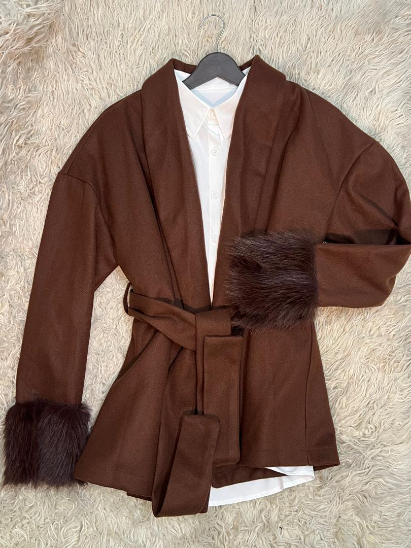 جاكيت لف طويل